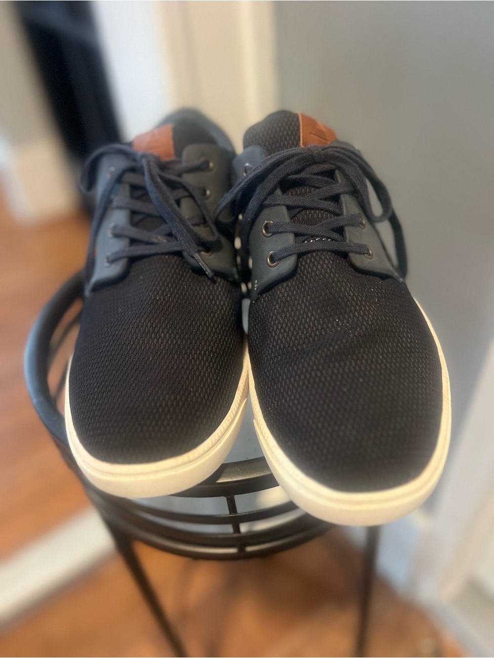 Aldo Trericien Sneakers Black / Leather Men's Size USA 10 Uk 9